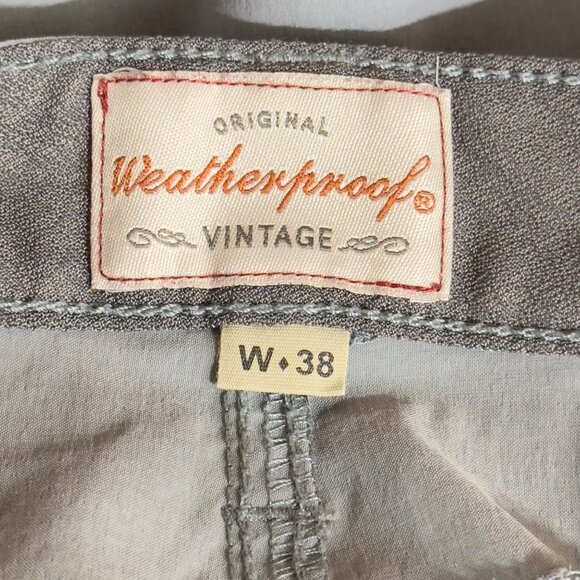 ORIGINAL WEATHERPROOF VINTAGE Men’s Hiking Shorts Cargo Straight Fit Size 38 - Picture 7 of 8